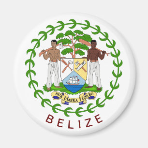 Belize-Wappen Magnet