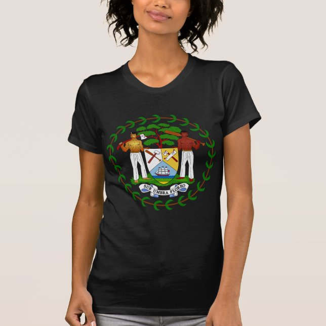 Belize-Wappen T-Shirt (Vorderseite)