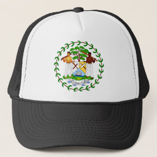 Belize-Wappen Truckerkappe
