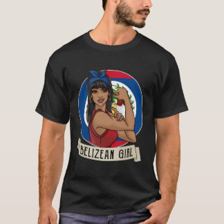 Belizean Girl Belize Geschenke T-Shirt
