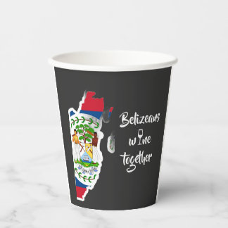 Belizeans Wine Together Paper Party Cups Pappbecher