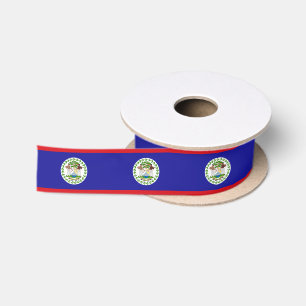 Belizianische Flagge Satinband