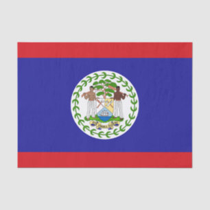 Belizianische Flagge Seidenpapier
