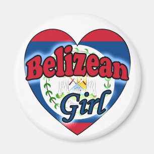 Belizianisches Mädchen Magnet