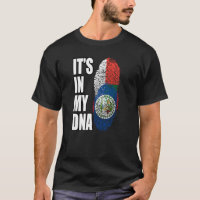 Belizisch-Malagassische Misch-DNA-Erbe-Flagge