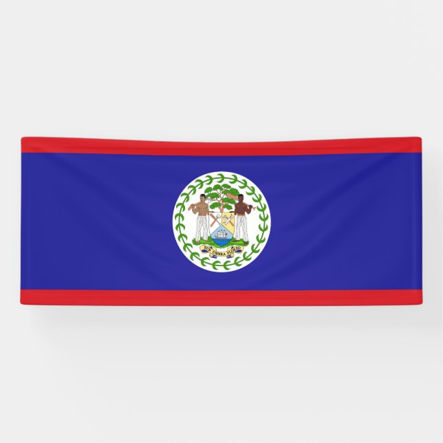 Belizische Flagge Banner (Horizontal)