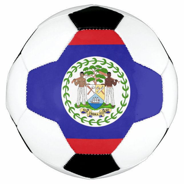 Belizische Flagge Fußball (Vorderseite)