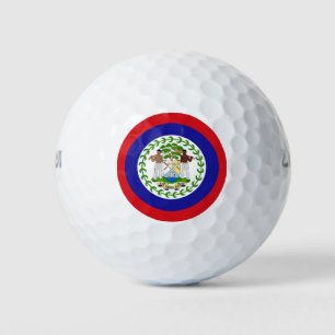 Belizische Flagge Golfball
