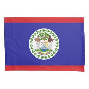 Belizische Flagge Kissenbezug
