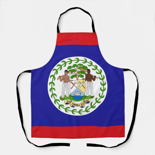 Belizische Flagge Schürze (Vorderseite)