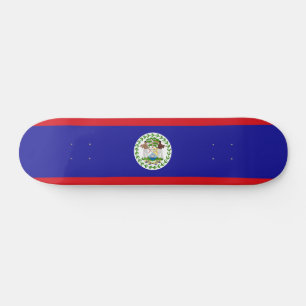 Belizische Flagge Skateboard