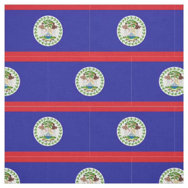 Belizische Flagge Stoff (Muster)