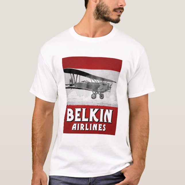 Belkin Fluglinien-T - Shirt (Vorderseite)