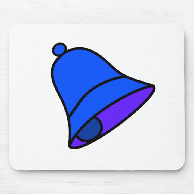 Bell-Blau 45 Grad die MUSEUM Zazzle Geschenke Mousepad (Vorne)