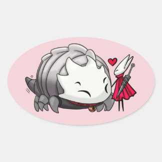 Bell Buddies Ovaler Aufkleber