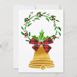 Bell Christmas Flat Karte
