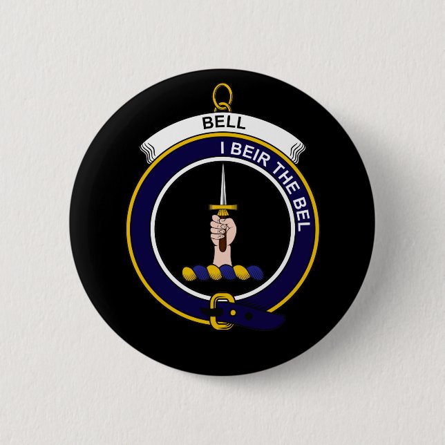 Bell - Clan-Wappen Button (Vorderseite)