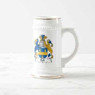 Bell-Familienwappen Bierglas