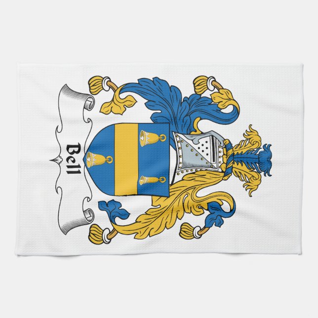 Bell-Familienwappen Handtuch (Horizontal)