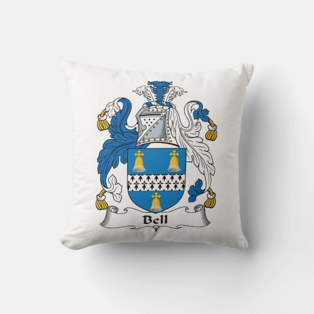 Bell-Familienwappen Kissen (Vorderseite)