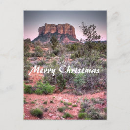 Bell-Felsen Sedona, Arizona. Frohe Weihnachten