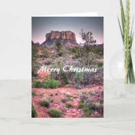 Bell-Felsen Sedona, Arizona, frohe Weihnachten