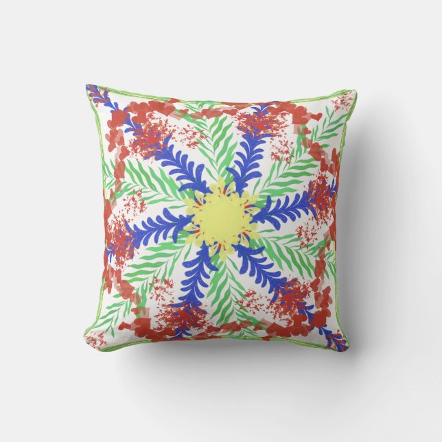 Bell Fight Cancer Throw Cushion Kissen (Vorderseite)