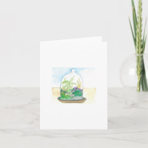 Bell Jar Terrarium Blank Karte