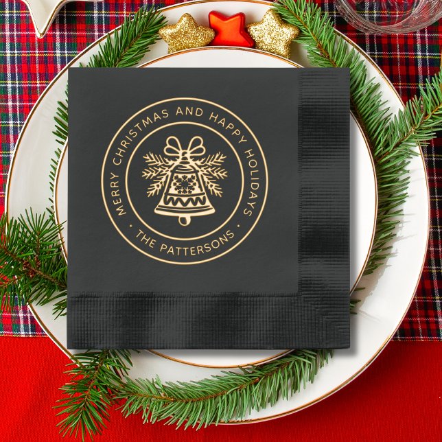 Bell Joyeux Noël Joyeux Joyeux Fêtes Personnalisée (Créateur téléchargé)