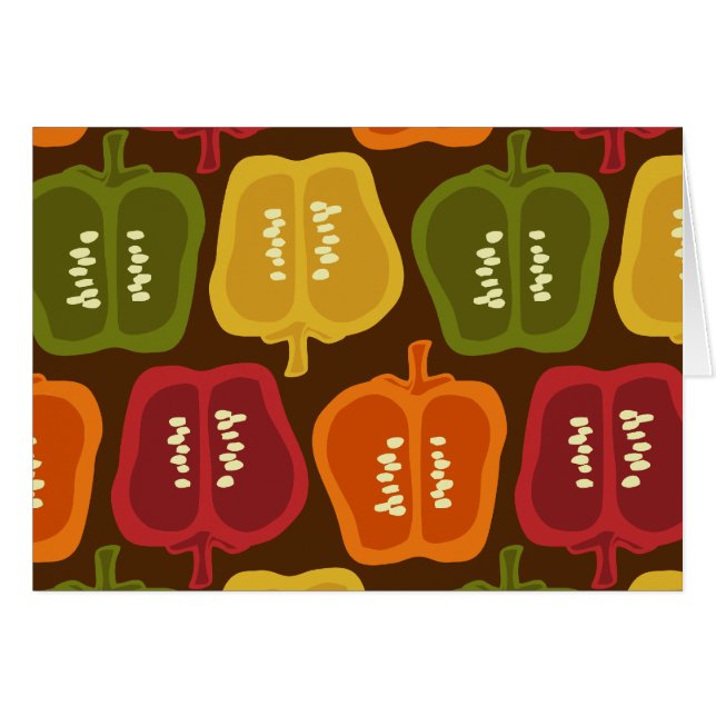 Bell-Paprikaschoten (Vorderseite (Horizontal))