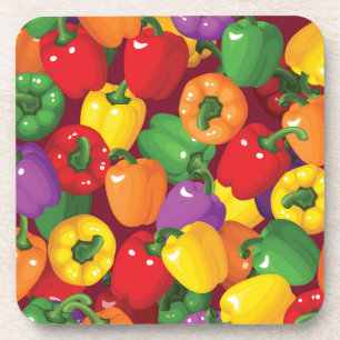 Bell Pepper-Muster Untersetzer
