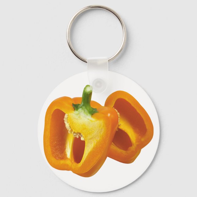 BELL PEPPER (ORANGE) SCHLÜSSELANHÄNGER (Vorderseite)