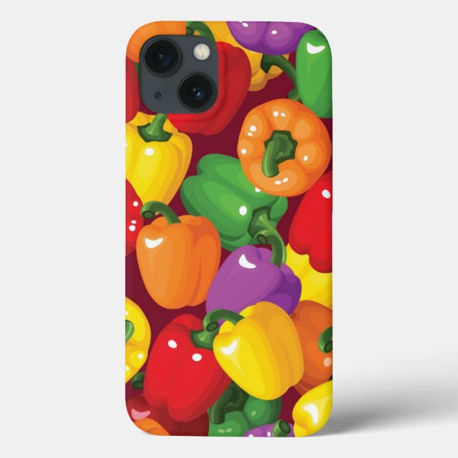 Bell Pepper Pattern Case-Mate iPhone Hülle (Rückseite)