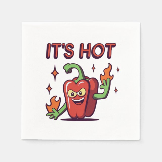 Bell Pepper Serviette (Vorderseite)