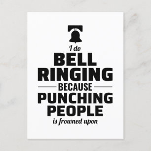 Bell Ringer Collector Campanologin Funny Postkarte