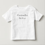 "Bell Ringer" mit/ Name Kleinkind T-shirt<br><div class="desc">Ein großartiges Souvenir für Ihren Glockenläufer, um während jeder Ansammlung getragen zu werden, die mit Ihrem Hochzeitstag verbunden ist. *Passen Sie Ihren Wünschen an, indem Sie den richtigen Namen hinzufügen. Sie können auch die Farbe des Textes ändern.</div>