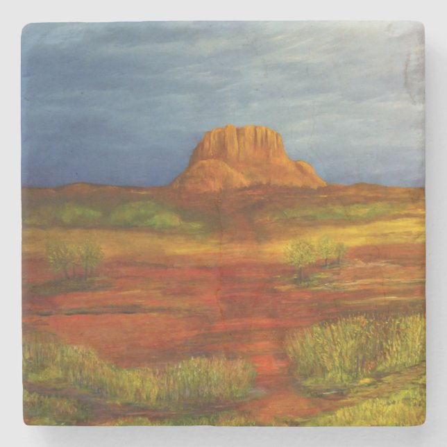 Bell Rock in Sedona Steinuntersetzer (Vorderseite)