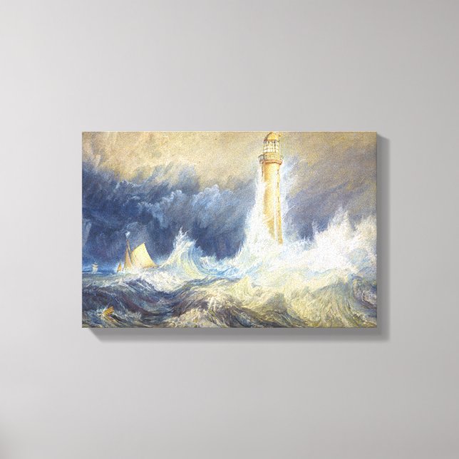 Bell Rock Lighthouse Joseph Mallord William Turner Leinwanddruck (Vorderseite)