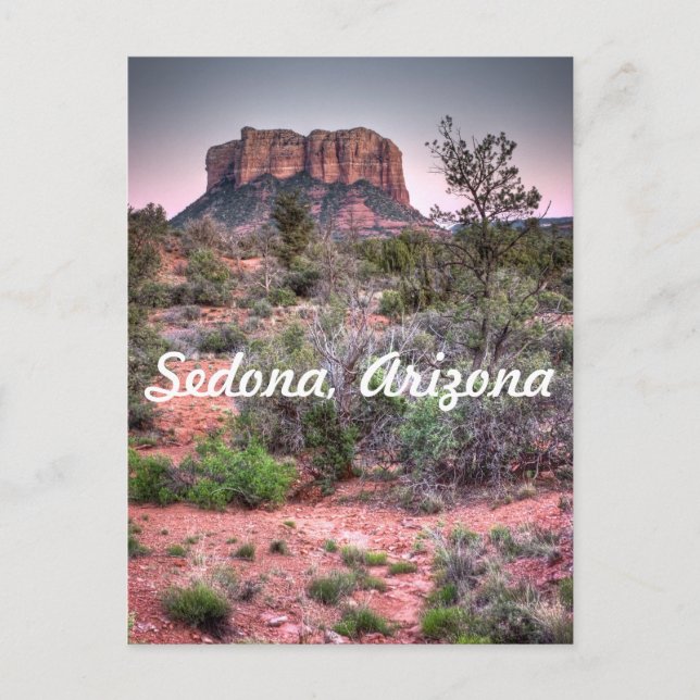 Bell rock Sedona, Arizona Postkarte (Vorderseite)