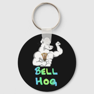 Bell-Schwein Schlüsselanhänger
