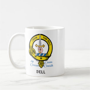 BELL Scottish Clan Wappen Coffee Tasse