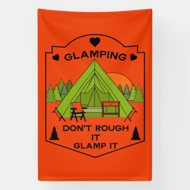 Bell Tent Glamping Banner (Vertikal)