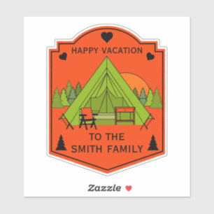 Bell Tent Glamping Business Aufkleber
