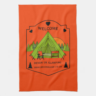 Bell Tent Glamping Business Geschirrtuch