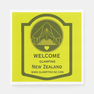 Bell Tent Glamping Business Serviette