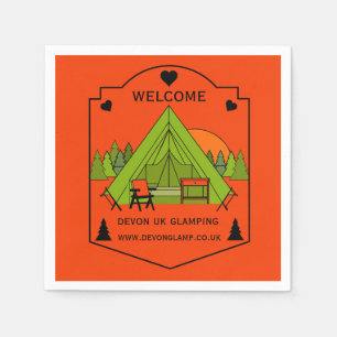 Bell Tent Glamping Business Serviette
