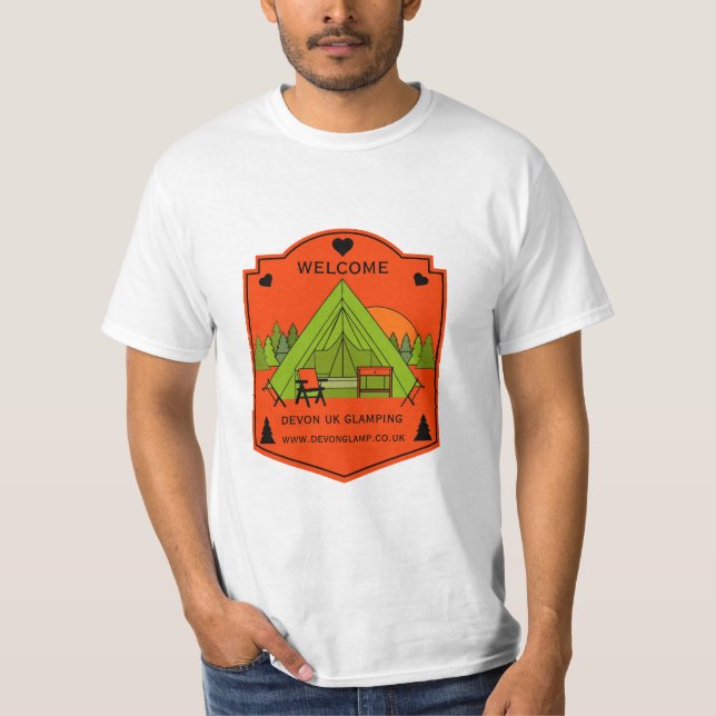 Bell Tent Glamping Business T-Shirt (Vorderseite)