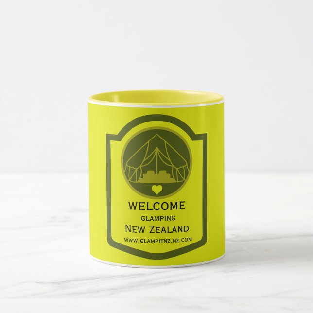 Bell Tent Glamping Business Tasse (Zentrum)