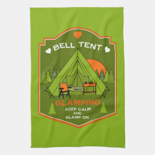 Bell Tent Glamping Geschirrtuch