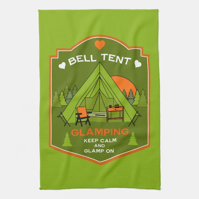 Bell Tent Glamping Geschirrtuch (Vertikal)